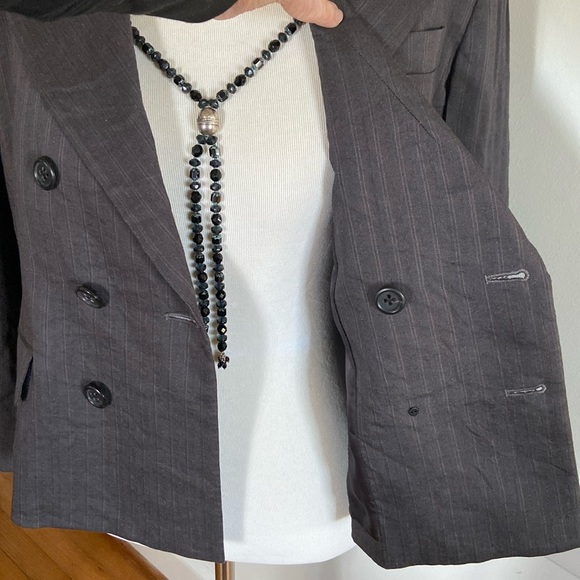 Marc Jacob’s EUC Linen Fully Lined Double Breasted Jacket - Picture 8 of 16